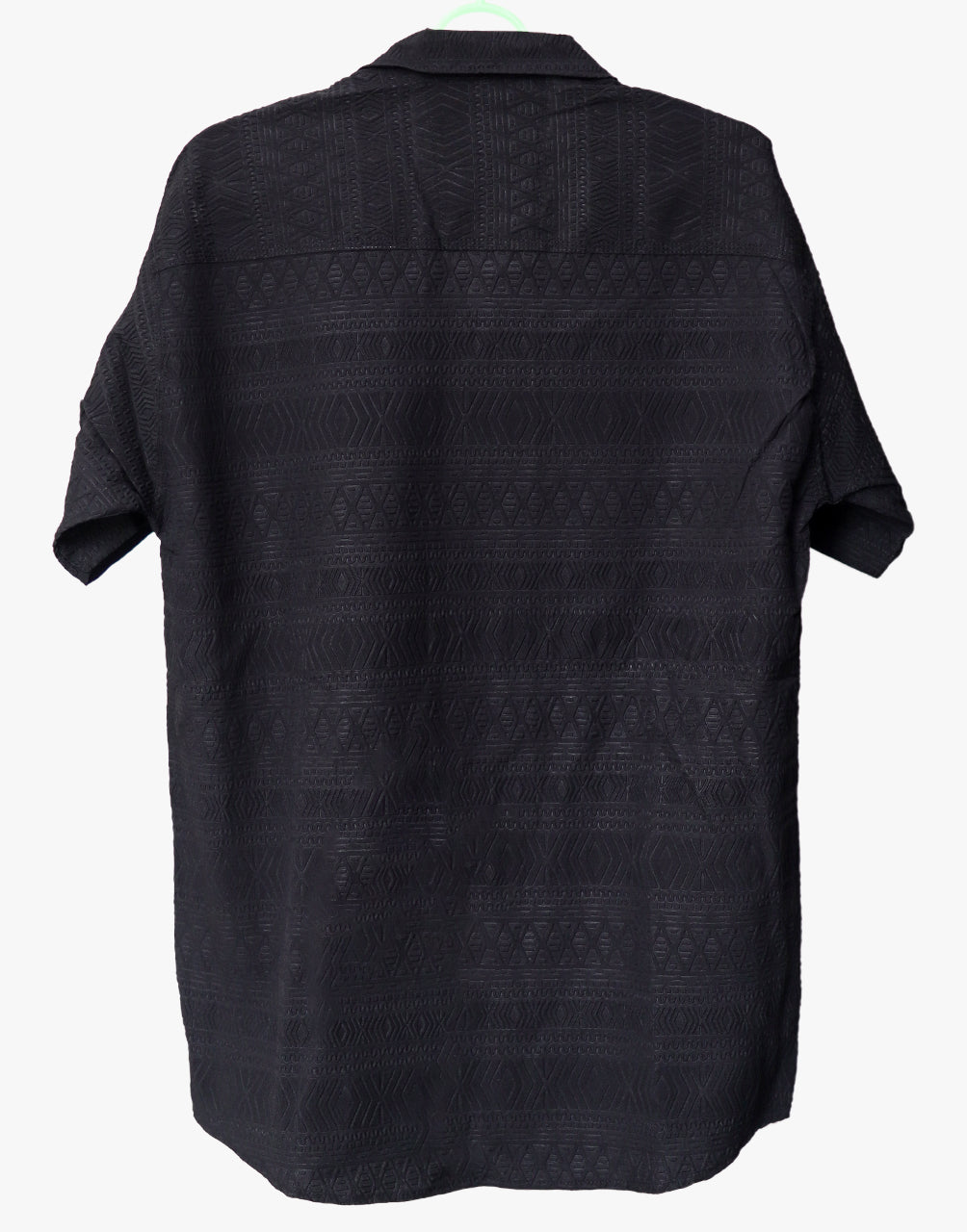 Black Premium Cuban Collar Shirt
