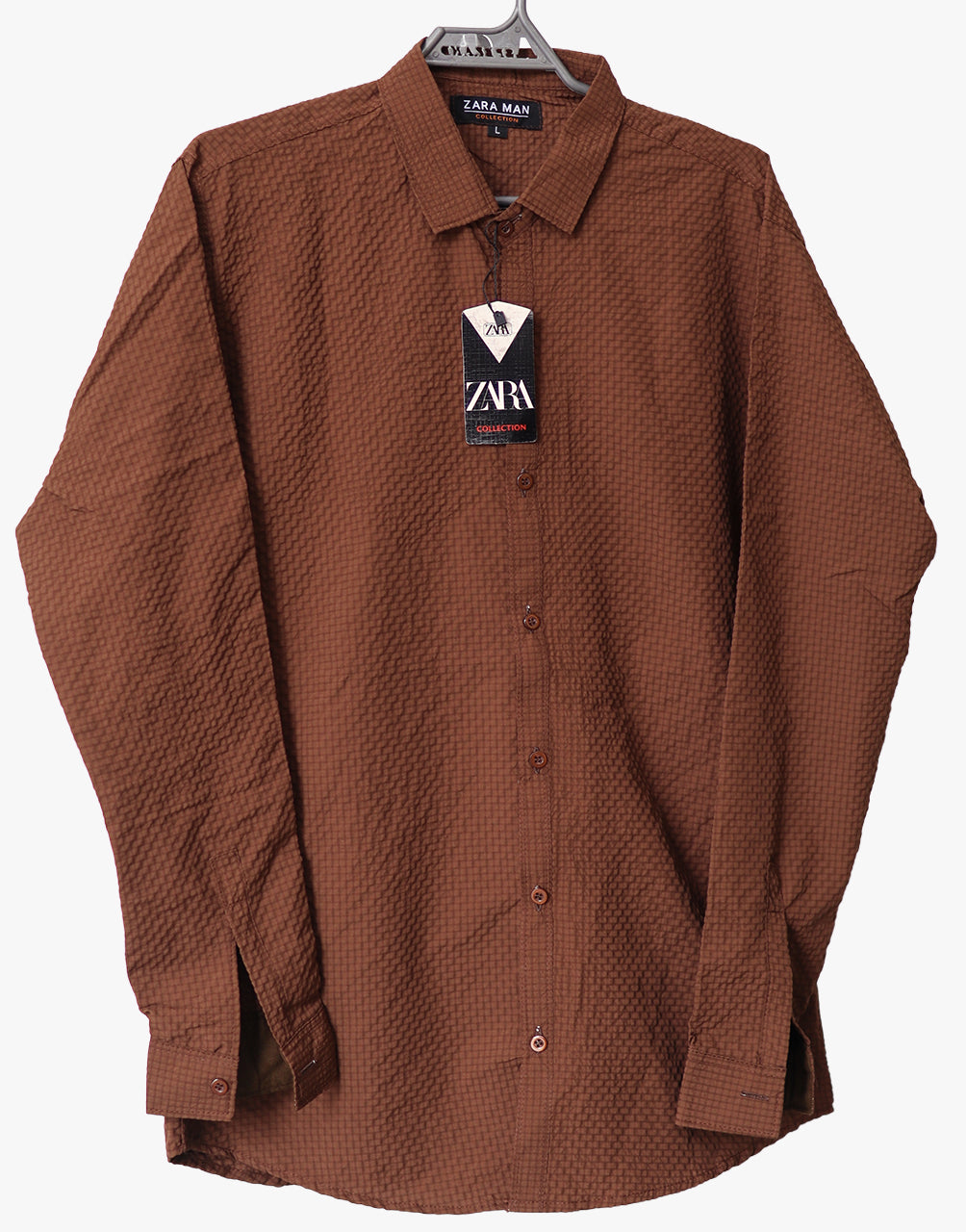 Dark Brown Premium Bubble Design Shirt