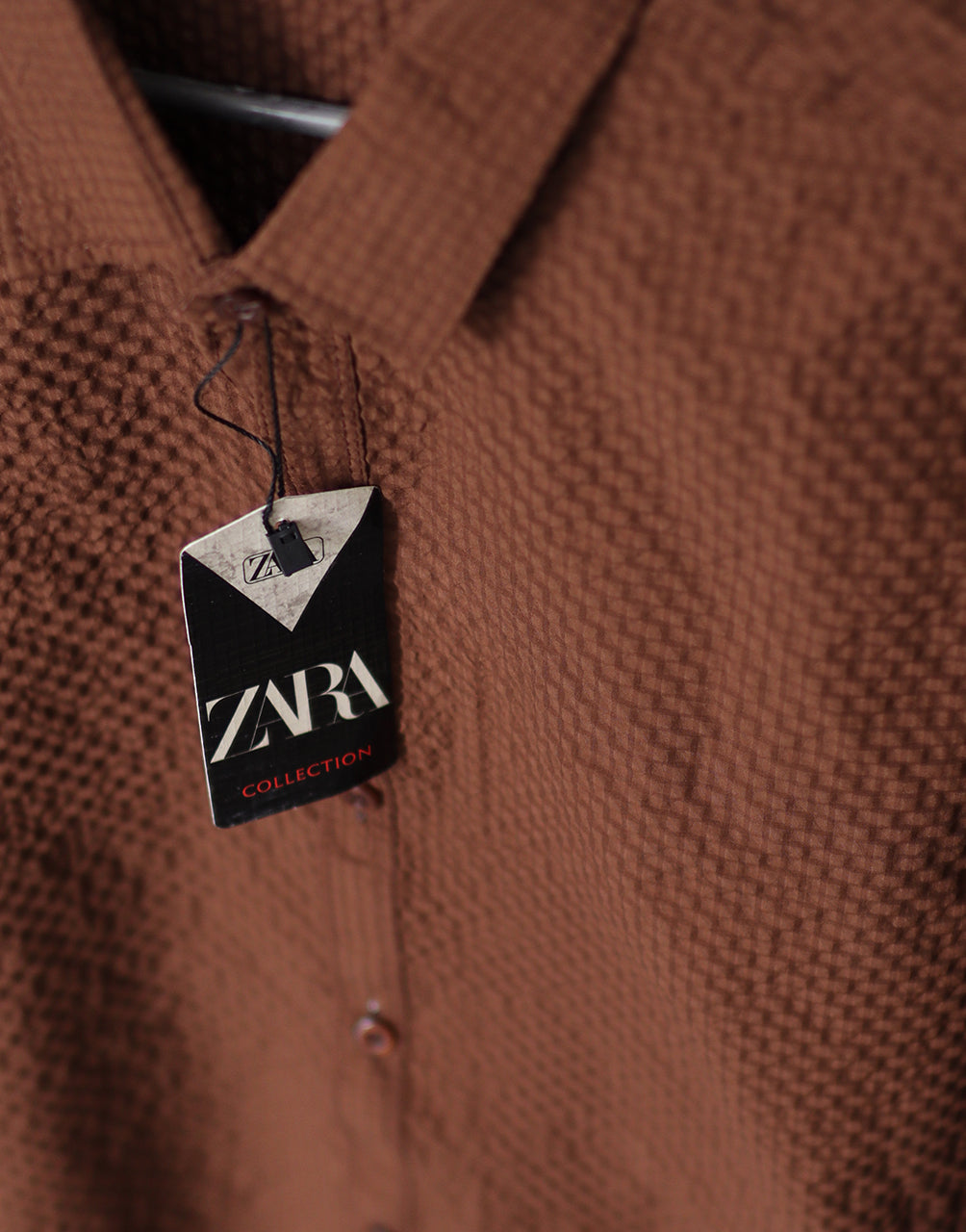 Dark Brown Premium Bubble Design Shirt
