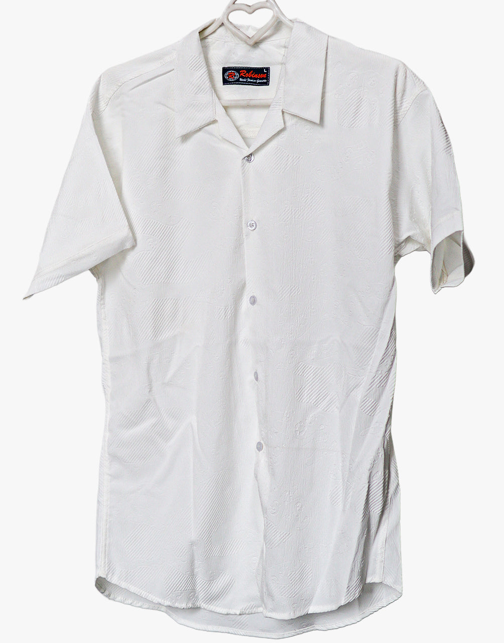 White Premium Cuban Collar Shirt