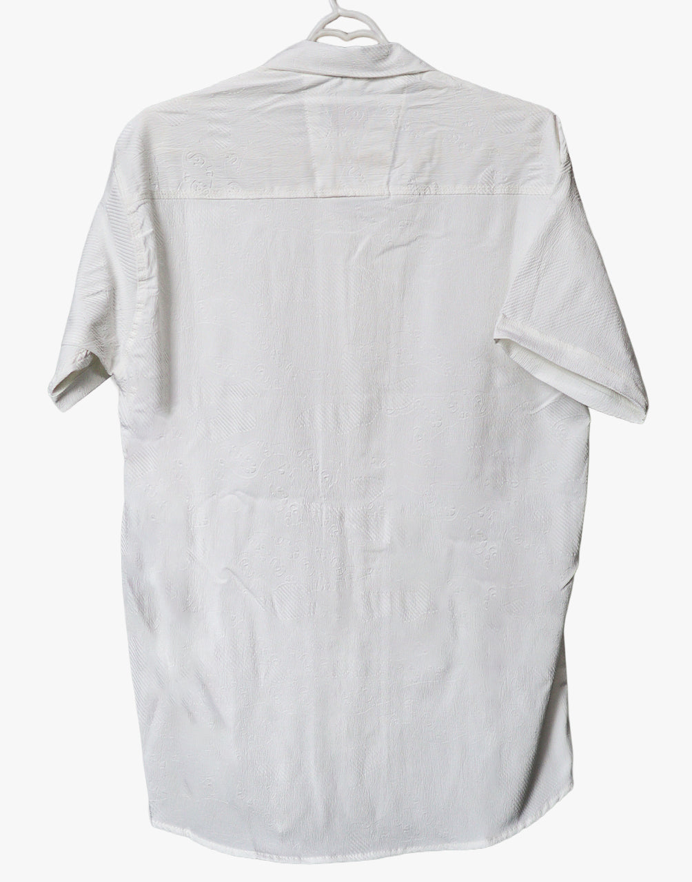 White Premium Cuban Collar Shirt